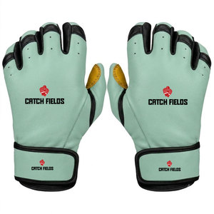 Guantes de Softbol Hechos a Medida con Material de Cuero, Duraderos, con Protección de Primera Calidad para las Manos, Guantes de Bateo de Béisbol - Product Image 3