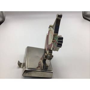 Christmas <b>Stocking</b> <b>Holder</b> Enamel Santa Claus Mantel Shelf Metal Hook feltsocks - Product Image 5