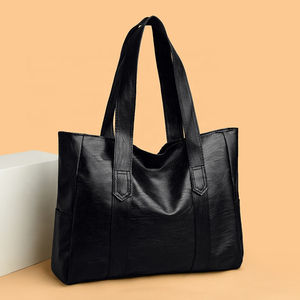 Bolso Tote de Cuero Clásico Marrón Estilo 2026, Diseño Abierto y Minimalista para Uso Diario - Product Image 6