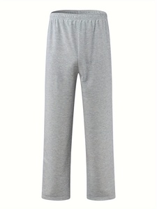 Pantalon en molleton doux, coupe décontractée, idéal pour la détente, les voyages, la marche et les activités quotidiennes, avec un design confortable. - Product Image 3