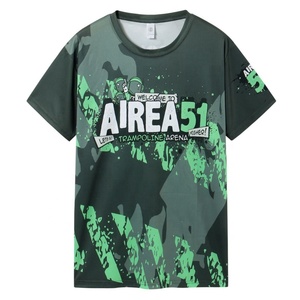 T-shirt à manches courtes pour homme Area 51 Trampoline Arena, imprimé camouflage, séchage rapide, décontracté, col rond, coupe classique - Product Image 1