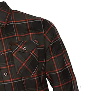 <b>Mens</b> Button Long Sleeve Classic Lumberjack Style <b>Flannel</b> Casual <b>Shirt</b> 100% Cotton Eco-Friendly Breathable Factory Wholesale - Product Image 6