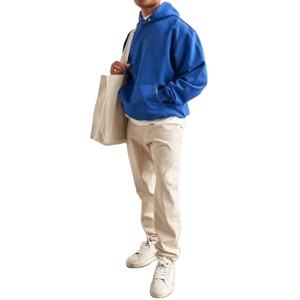 Heavyweight 100% Cotton <b>Men's</b> Oversized <b>Hoodies</b> 500 Gsm Thick Unisex French Terry Custom Embroidered Logo for Winter - Product Image 1