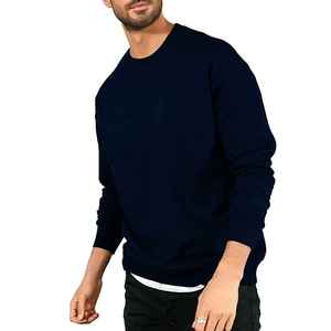 Sweat-shirts pour hommes au design élégant, 100% coton molletonné, coupe ample, anti-plis, pour l'hiver, style décontracté. - Product Image 2