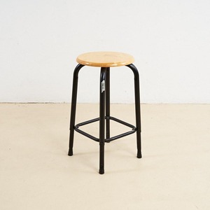 Modern Wooden <b>Bar</b> <b>Stool</b> with Black Metal Frame Counter Height Kitchen <b>Stool</b> Industrial Style High <b>Stool</b> for Home Kitchen Cafe - Product Image 6