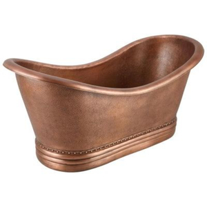 Baignoire en cuivre de 70 pouces, faite à la main, pour la maison et les hôtels, utilisation en salle de bain, baignoires en cuivre, prix le plus bas - Product Image 1