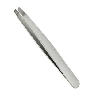 Professional Stainless Steel Slanted Tip <b>Eyebrow</b> Tweezers Precision <b>Hair</b> <b>Remover</b> Durable Eco-Friendly Reusable Classical Style - Product Image 3