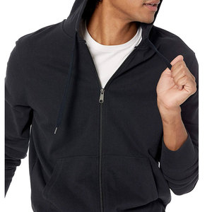 Zipper <b>Up</b> Polyester Cotton Warm Fleece Pocket Hoodies Sweatshirts Heavy Men Unisex Adult Kids Plain Sublimation <b>Zip</b> Hoodie - Product Image 2