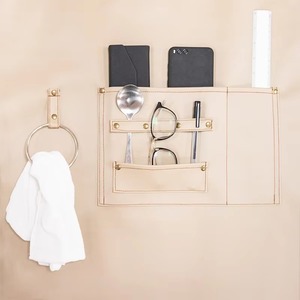 Wholesale Classic Daily Outdoor <b>BBQ</b> Bib <b>Apron</b> Leather Multi-Functional Oil-Proof Work and Cleaning Sleeveless <b>Apron</b> - Product Image 5