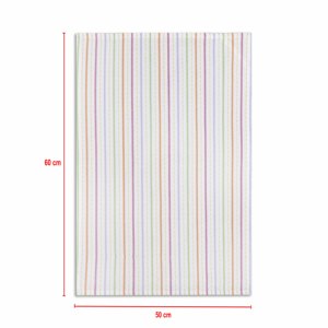 Serviette de cuisine 100% coton, design rayé coloré, taille et logo personnalisés, à prix abordable en Inde - Product Image 5