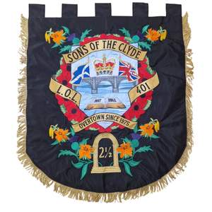 Bannière de la loge SIR KNIGHT ALEX-STRAIN - Bannières brodées commémoratives - Product Image 5