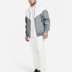 Unisex Thin Eco-Friendly Nylon Zip-Up <b>Reversible</b> Breathable Windbreaker <b>Jacket</b> Jogger Outdoor Custom Logo Solid Pattern - Product Image 5