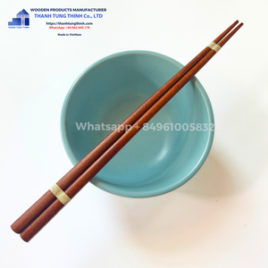 THANH TUNG THINH Ensemble de baguettes en bois 4 pièces, ustensiles de cuisine minimalistes faits à la main, fabrication vietnamienne, non toxiques, écologiques - Product Image 5