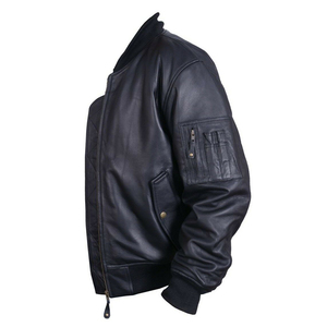 Blouson Bomber Homme Bleu Marine Col Montant avec Boutons Pression et Poches Poitrine Coupe Droite Décontractée – Collection 2026 – En Vente - Product Image 5