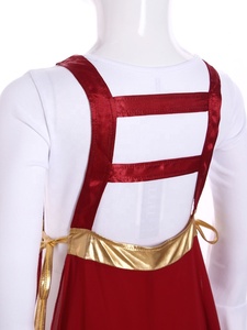 6-14 personalizado al por mayor pasantía niños ropa de baile conjunto niñas puesta en escena Ropa de baile traje alabanza vestidos de baile - Product Image 3