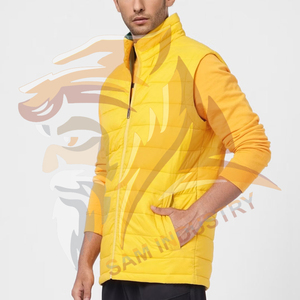 Zipper Closure <b>Stand</b> Collar Casual Wear Anti Wrinkle Men Sleeveless Puffer Jacket Wholesale Price Men Sleeveless Puffer Jacket - Product Image 3