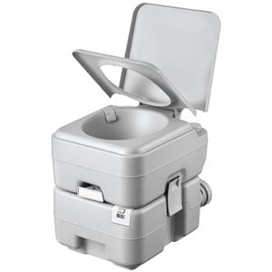 WC Portatile per Adulti con Serbatoio Smontabile da 5,3 Galloni, 120 Sciacquoni, Indicatore di Livello per Campeggio e Viaggi all'Aperto - Product Image 1