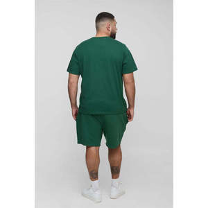 New Summer Men's Running Sportswear Tracksuit <b>Sets</b> Jogging Suits Plain Running Short Men's 2 Piece Short <b>Set</b> cotton Breathable - Product Image 2