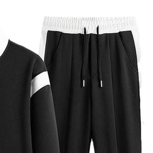 Elite Men's Color Block Tracksuit <b>Zip</b> Up Jogger Set Custom Sportswear OEM Private Label Fitness Streetwear Wholesale Apparel - Product Image 4