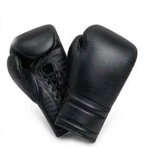 Guantes de boxeo personalizados de cuero de calidad superior Cierre de gancho para entrenamiento Sparring Fighting Fitness Comfort Durabilidad Mano - Product Image 3
