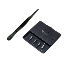 Juego de Pinzas Microvasculares Acland Premium Negras, Instrumentos Quirúrgicos de Acero Inoxidable para Neurocirugía y Cirugía Plástica, CE ISO - Product Image 1