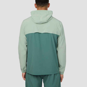 Ensemble de survêtement coupe-vent léger à capuche pour homme, design personnalisé, fermeture éclair, 100 % nylon respirant, vêtements de sport pour homme - Product Image 4