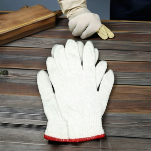 Guantes de seguridad de trabajo sin recubrimiento de algodón Premium de 7-11 pulgadas para tareas de embalaje Planta de Vietnam - Product Image 4