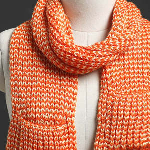Customizable Length Unisex Knitted <b>Scarf</b> - Tailored Winter Muffler - Custom Logo Soft Warm Neck Warmer - Product Image 3