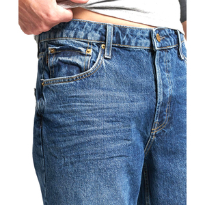 Best Selling With Reasonable Price Comfortable Soft Touch Material Men Straight Denim Shorts OEM Service - Product Image 4