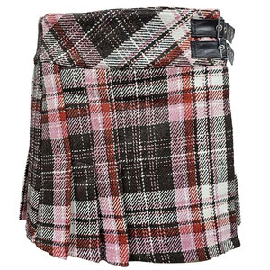 Kilt écossais plissé sur mesure pour femme, motif tartan Moffat, longueur 14 pouces, collection 2026 - Product Image 3