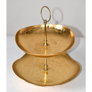 Ensemble de supports à gâteaux multicouches en bois, design unique et élégant, de qualité supérieure, réutilisables, pour la présentation de desserts à la maison et en hôtel. - Product Image 5
