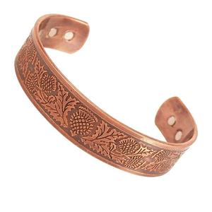 Brazalete Magnético Multipolar de Cobre para Beneficios Mejorados, Grabado - Product Image 1