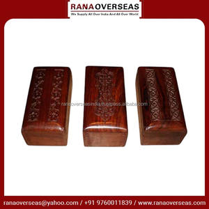 Organizador de joyería personalizado de madera con detalles tallados, ideal para collar, pulsera, pendiente, almacenamiento, múltiples diseños disponibles - Product Image 3