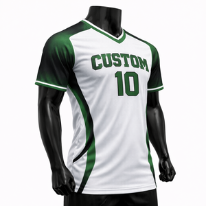 Tenue de football personnalisée unie à manches courtes pour équipes scolaires et ligues – Séchage rapide, respirante, antibactérienne, anti-humidité, 100 % polyester - Product Image 3