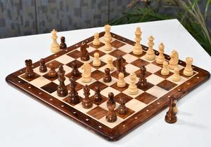 Piezas de ajedrez inspiradas en el torneo Queens Gambit, de madera de Sheesham, Rey de 3.75 pulgadas, al mejor precio - Product Image 2