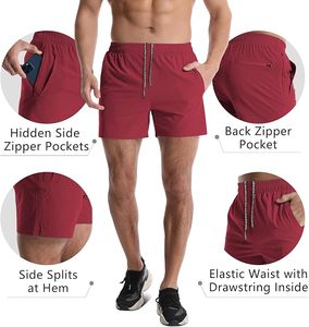 Men's Running Breathable Workout Gym Athletic <b>Shorts</b> Woven Fitness Custom Logo 5 Inch Casual Man Sportswear <b>Shorts</b> - Product Image 4