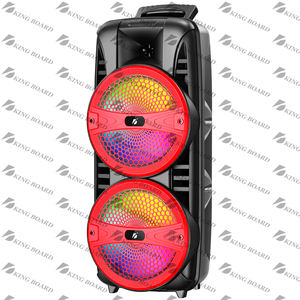 KTS-<span class=keywords><strong>altavoces</strong></span> portátiles inalámbricos para fiesta de dj, dispositivo con TWS, FM y USB, doble 8 pulgadas, KTS-1745, precio de fábrica - Product Image 1