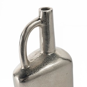 Vase en forme de carafe, finition argentée, idéal pour une décoration élégante de la maison, un style de chambre moderne, les événements festifs et les occasions spéciales - Product Image 4