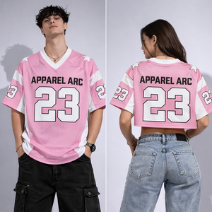 เสื้อเจอร์ซีย์วาร์ซิตี้ไล่เฉดสีชมพูสุดฮิต 23 ไซส์ ยูนิเซ็กส์ ผ้าตาข่ายระบายอากาศ สตรีทแวร์ แบรนด์ส่วนตัว ขายส่ง - Product Image 3