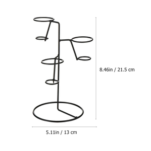 Support de présentation décoratif en métal transparent sur mesure pour cornets de crème glacée, idéal pour l'alimentation, vente en gros - Product Image 2