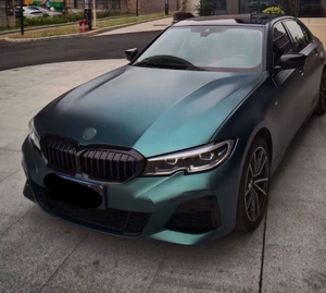 PVC Matte Electro Optic Metallic Dark Green <b>Car</b> Body Color Wrapping Sticker Vinyl Wrap <b>Decorative</b> Material Film <b>Car</b> Tint Film - Product Image 2