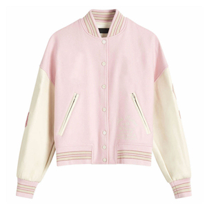 Custom Raw Breathable Women's Varsity Jackets with Sports Style for College Girls - Product Image 5