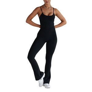 Wholesale Women High Waist <b>Flared</b> <b>Leggings</b> Custom Fitness Yoga Pants OEM ODM Private Label Manufacturer Factory - Product Image 1