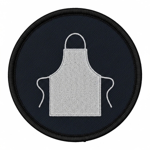Écusson brodé personnalisé pour insignes maçonniques, en fil d'or, pour tablier maçonnique, badge couronne de laurier, logo blason pour blazer uniforme maçonnique G - Product Image 4