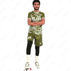 Custom Logo 100% Polyester Quick Dry Breathable Soccer Jersey Set OEM 2025/2026 Unisex Adult Hot Sale Football Uniform - Product Image 4