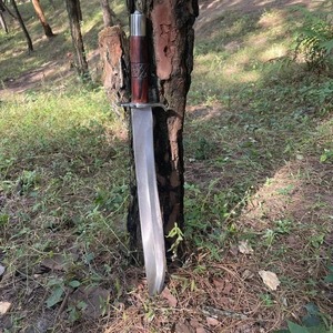 Maßgefertigtes Handgemachtes DIY OEM Hochwertiges Überlebens-Wikingerschwert mit Kohlenstoffstahlklinge und Holzgriff für Camping und Outdoor-Einsatz - Product Image 5