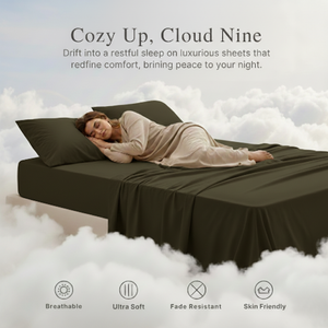 Ensemble de draps double en microfibre de style hôtel de luxe avec taies d'oreiller, couleur ultra douce, respirante, literie de luxe |   Confort |   2026 - Product Image 5