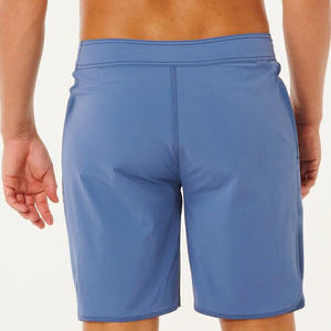 Shorts de bain en toile pour hommes, à motif uni, séchage rapide, respirants, anti-plis, écologiques, avec cordon de serrage, pour le surf et usage décontracté - Product Image 4