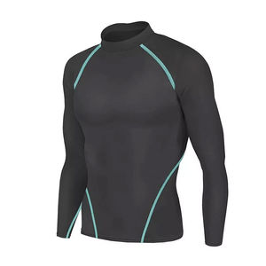 Ensemble de sport de compression 2026 pour hommes : survêtement de gym, t-shirt à manches longues, pantalon de fitness moulant, ensemble de course à compression pour hommes - Product Image 2