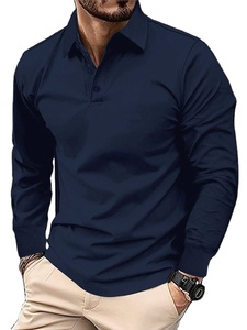 Camisa de Manga Larga para Hombre 100% Algodón al por Mayor, Cuello Camisero, Estilo Casual de Negocios, Secado Rápido, Anti-Pilling - Product Image 6